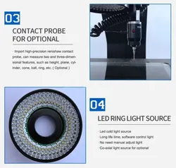 Hệ thống đo lường hình ảnh video Vision Vmm Máy bán tự động Smv Công cụ quang học 2.5D