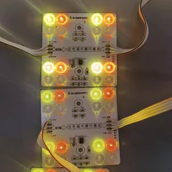 Programmierbares Vollspektrum-LED-Lichtmodul, hohe Farbwiedergabe, flimmerfrei mit niedrigem Blaulichtanteil, adressierbare Pixel mit Wiederaufnahme an der Unterbrechungsstelle und einstellbarer Verfolgungsgeschwindigkeit