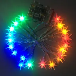 Fita de Luz de Fada Multicolorida Operada por Bateria 30