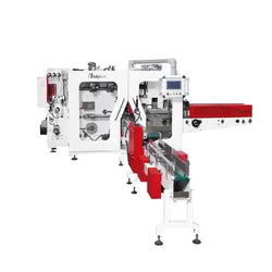 Máquina de Embalagem de Papel Toalha de Alta Capacidade e Amigável ao Usuário com Sistema de Controle PLC