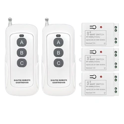1-8 Schlüssel Smart Fernbedienung Schalter RF Multi Kanal Drahtlose Fernbedienung