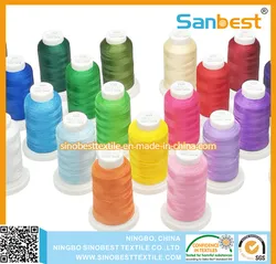 Bunte Polyester- und Rayon-Stickgarne auf kleinen Spulen/Mini-Spulen