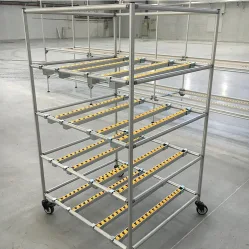 Conector de Montagem de Tubos Lean para Sistema Modular de Tubos e Juntas em Manufatura Enxuta / Estação de Trabalho / Linha de Produção / Prateleira / Carrinho / Prateleira de Fluxo