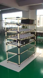 Conector de Montagem de Tubos Lean para Sistema Modular de Tubos e Juntas em Manufatura Enxuta / Estação de Trabalho / Linha de Produção / Prateleira / Carrinho / Prateleira de Fluxo