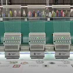 Effiziente computerisierte 1500 Rpm Mehrkopf-Stickmaschine für große Projekte