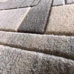 Tapete de Lã Feito à Mão para Recepção de Luxo de Fábrica - Tapete - Carpete - Mat
