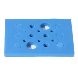 Supporto galleggiante per tubi centrifughi in plastica rotondi e rettangolari per uso in laboratorio, supporto galleggiante per bagno d'acqua