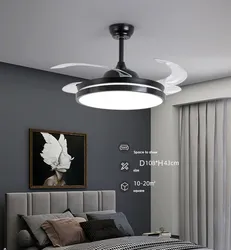 Luminária de Controle Remoto Interna com Design de Luz de Teto LED Ajustável