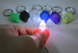 Piccola luce LED portachiavi, anello portachiavi, torcia micro, luce di emergenza