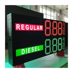 36 인치 대형 7 세그먼트 LED 디스플레이 주유소 LED 가격 디지털 표시기