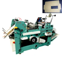 Automatische Taschenumschlag-Fenster-Klebemaschine Papierumschlag-Fensterfolie-Reparaturmaschine