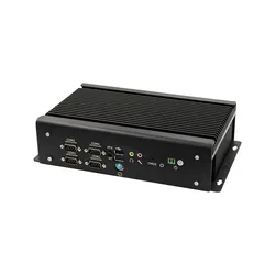 Lüfterloser eingebetteter Industriecomputer Mini-PC 2LAN 6COM 6USB