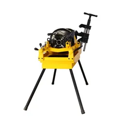 Parafuso de rosca de tubo automática a máquina com o alargador rosca de tubo de roquete Eléctrico de função a máquina