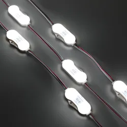 12V Módulo LED IP67 À prova d'água 2LEDs Injeção 1.2W Luz do Módulo LED para Iluminação de Caixas de Luz e Sinais