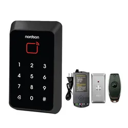 ระบบควบคุมการเข้าถึงแบบไร้สายด้วยการ์ด RFID และแป้นกดรีโมทสำหรับไม่ต้องเดินสาย