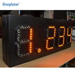7 세그먼트 LED 디스플레이 LED 디지털 보드 12 인치 디스플레이 간판 무선 LED 숫자 디스플레이 주유소용