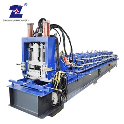 Tam Otomatik PLC Kontrol Sistemi CZ Purlin Profil Oluşturma Makinesi