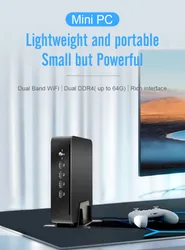 Kern I5 I7 PC Mini Computer lüfterloser Mini-PC