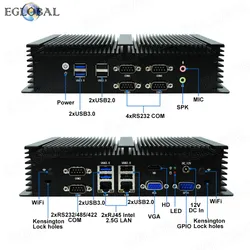 คอมพิวเตอร์ขนาดกะทัดรัด Eglobal ประสิทธิภาพสูงที่มี 32GB แรม