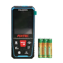 Fixtec 0.05-100m Misuratore di distanza laser verde digitale, metro a nastro laser, sensore di distanza