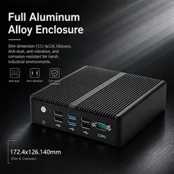 Intel J5005 4X 2.5g LAN Mini-PC für Firewall-Router und Netzwerksicherheit