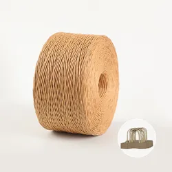 1mm 2mm Papierseil braun Kraft Handtag Seil