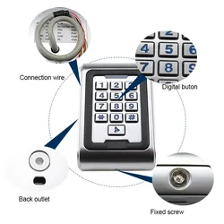ระบบกุญแจเข้าถึงแบบไร้กุญแจโลหะกันน้ำ Yoursensor IP68 - ระบบเข้าถึงภายนอกที่ทนทาน