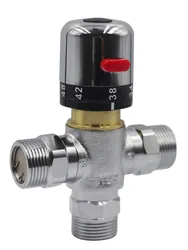 Thermostatisches Heizkörperventil mit gerader Bauart für Heizsystem
