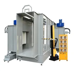 Sistema de Máquina de Pintura Eletrostática em Pó com Cabine de Pulverização Automática de Alta Eficiência