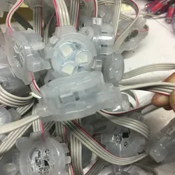 12V 5050SMD Módulo de Sinalização LED 30mm Proteção Contra Incêndio em Cores RGB