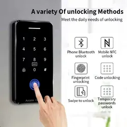 Lettore di schede Bluetooth WiFi intelligente per accesso remoto, impermeabile, controllo accesso, serratura intelligente