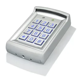 Zinklegierung Zugangskontrolle Drahtgebundenes Tastenfeld Unterstützt RFID-Karte / PIN-Code Wasserdichtes System