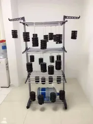 Flügelbarer 3 Schichten Wäscheleine Ständer Trockenregal Wäsche Präsentationsregal