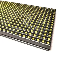 P10 Publicidade Fixa ao Ar Livre DIP P10 Módulo de Display LED Amarelo Único