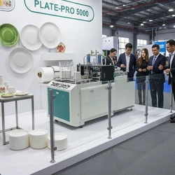 Máquina de Produção de Bandejas Ecológicas de Papel