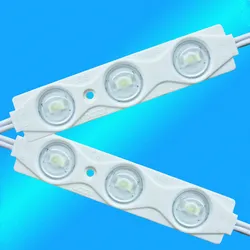 Emblema Seu Logo DC12V Módulo LED 3 Módulo de Sinalização para Fabricação de Sinais Internos e Externos 1.2W/PC