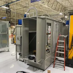 Sistema de Máquina de Pintura Eletrostática em Pó com Cabine de Pulverização Automática de Alta Eficiência