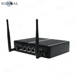 Roteador Mini Sem Ventoinha Mais Barato J1900 4G DDR3 64G SSD Pfsense Win10 Computador Desktop PRO