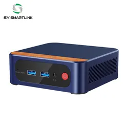 Mini PC de Tamanho Pequeno CPU Intel Série N Múltiplas Interfaces USB RJ45 Computador Mini para Escritório Recepção de Hotel