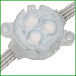 12V 5050SMD Módulo de Sinalização LED 30mm Proteção Contra Incêndio em Cores RGB
