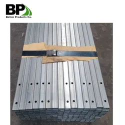 Perforierter quadratischer Schildposten zur Montage von Schildern
