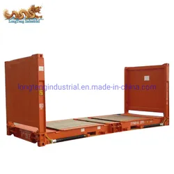 40FT Flachgestellcontainer mit faltbaren Pfosten