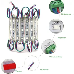Fabrik Großhandel Vollfarb RGB 5050 IC 3 LED Licht LED Modul für LED Kanalbuchstaben