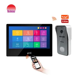 Pannello di chiamata intercomunicante a superficie con monitor a colori, supporto per diverse lingue