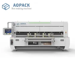 Macchina automatica per la produzione di scatole in cartone ondulato Aopack con sistema di gestione degli ordini