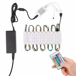 Módulo LED RGB SMD 5050 Módulo de Pixel de Retroiluminação LED para Letra de Sinal DC12V 3LED IP65 À prova d'água 0.72W Módulo de Sinal LED RGB Módulo LED À prova d'água
