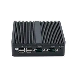 Мини ПК Компьютер J1900 Четырехъядерный OEM, Малый Коробочный ПК Безвентиляторный, Встраиваемый Промышленный Компьютер