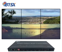 4K Processador Controlador de Videowall HDMI 1X9 Emenda de Múltiplas Telas com Rotação de 180°