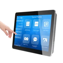17.3 Monitor LCD de Polegadas Display de Publicidade com Toque Montado na Parede Android PC