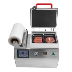 Vakuumverpackungsmaschine halbautomatische Vakuumverpackungsmaschine Lebensmittel-Hautverpackungsmaschine